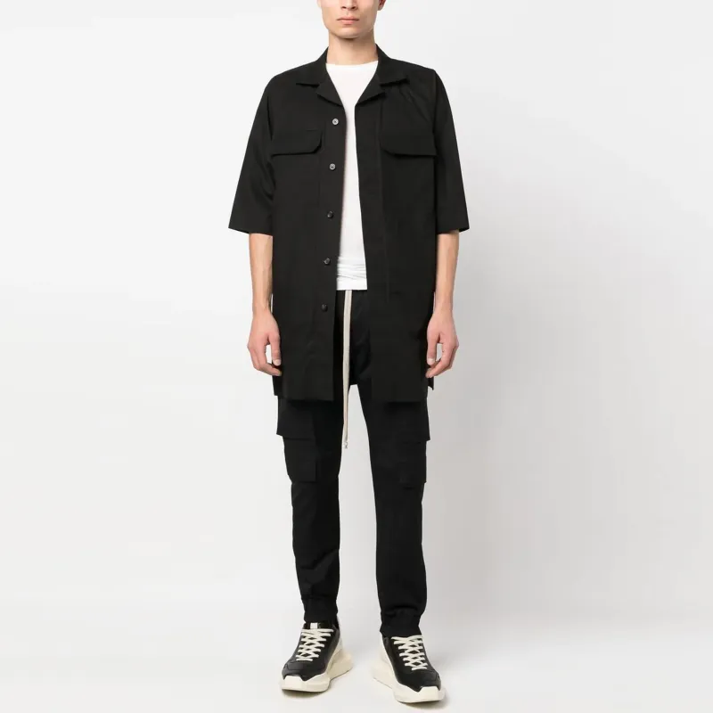 RICK OWENS Drawstring Cargo Trousers-1