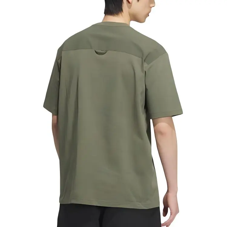 Adidas T Shirt Men's Strata Olive Green-1