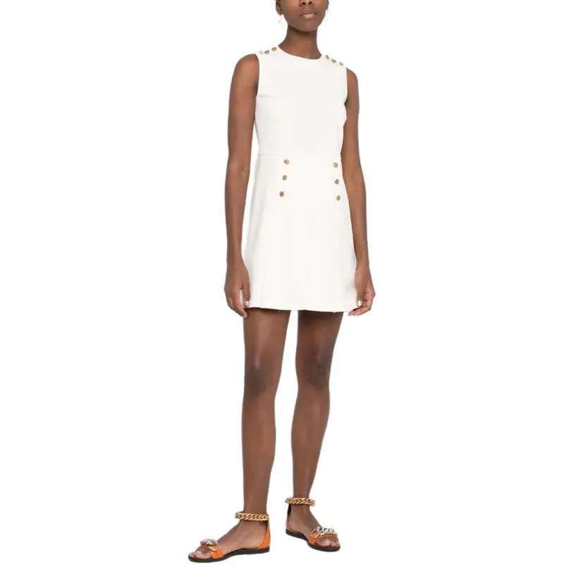 RED VALENTINO Sleeveless Dress Women's Ecru-1
