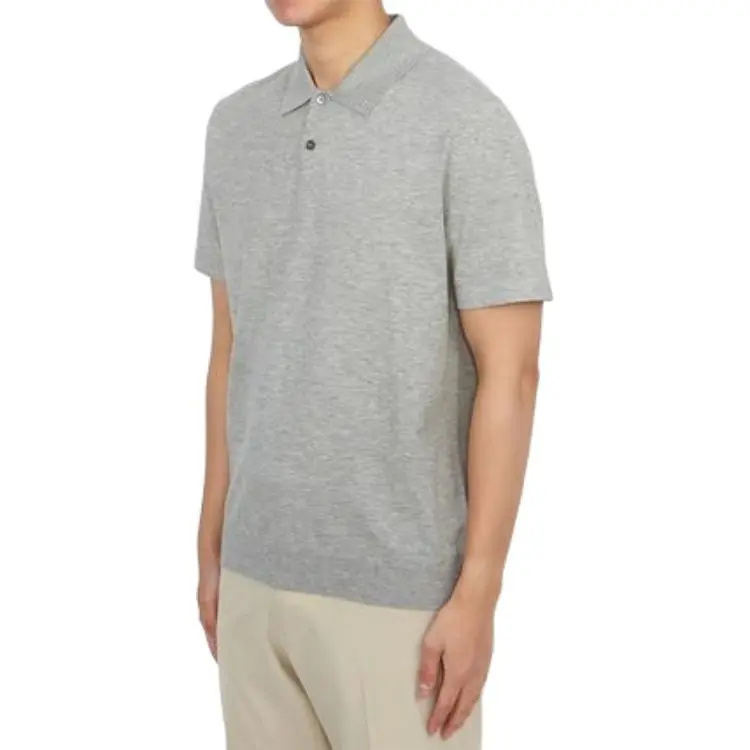 THEORY Polo Shirts Men Gray-3