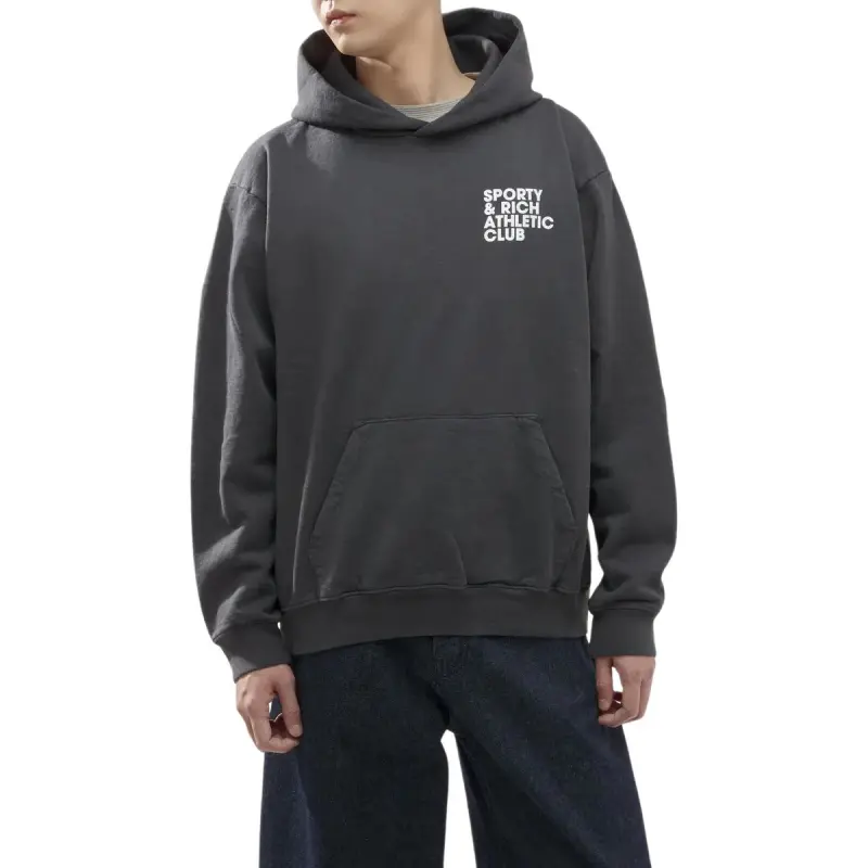 SPORTY & RICH Sweatshirt Unisex Black-2