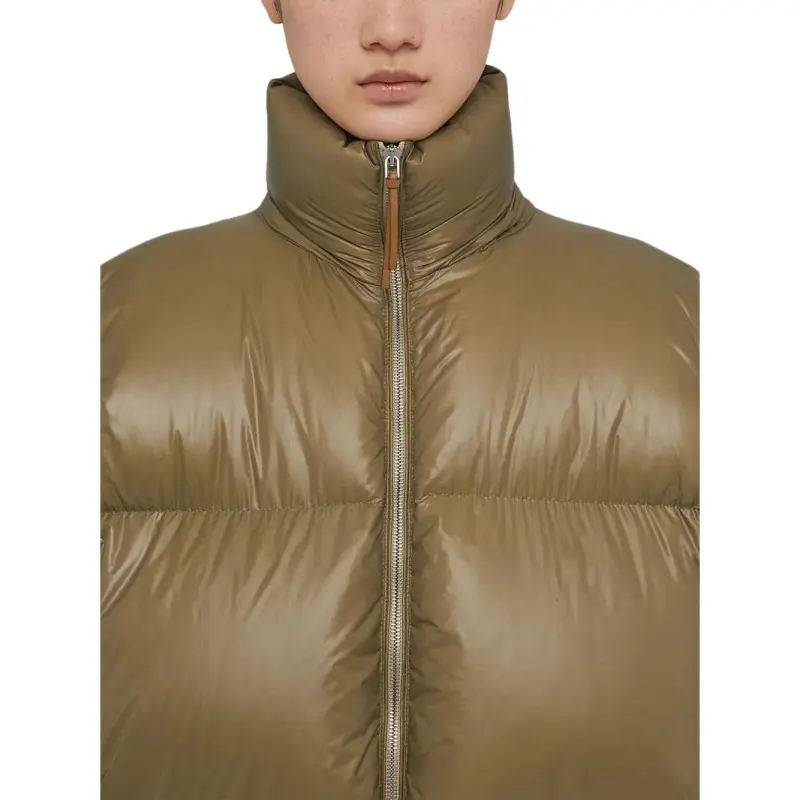 JIL SANDER + Zip Up Quilted Jacket-4