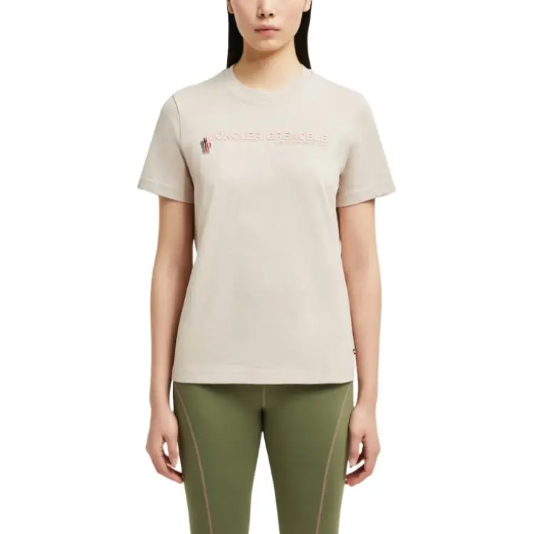 Moncler Logo print T shirt-3