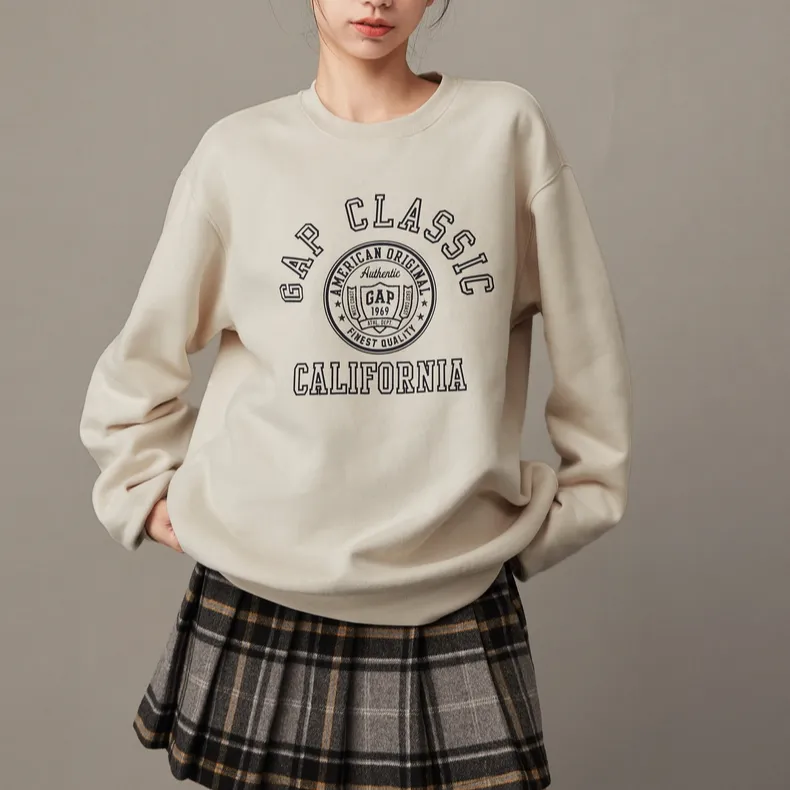 GAP Sweatshirts Unisex Beige-2
