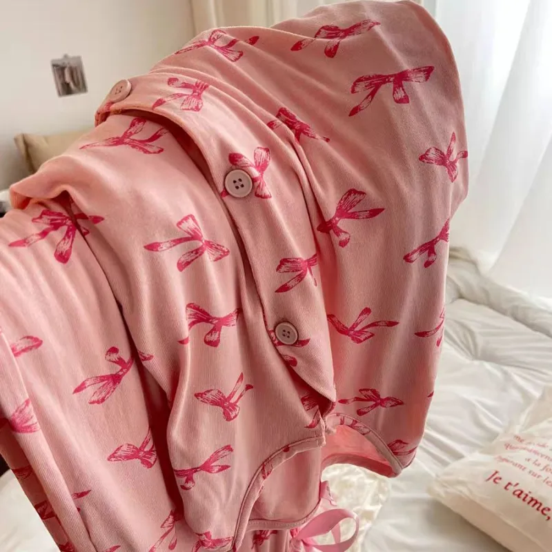 WANANNI Pajama Set Women's Cherry Blossom Pink-7