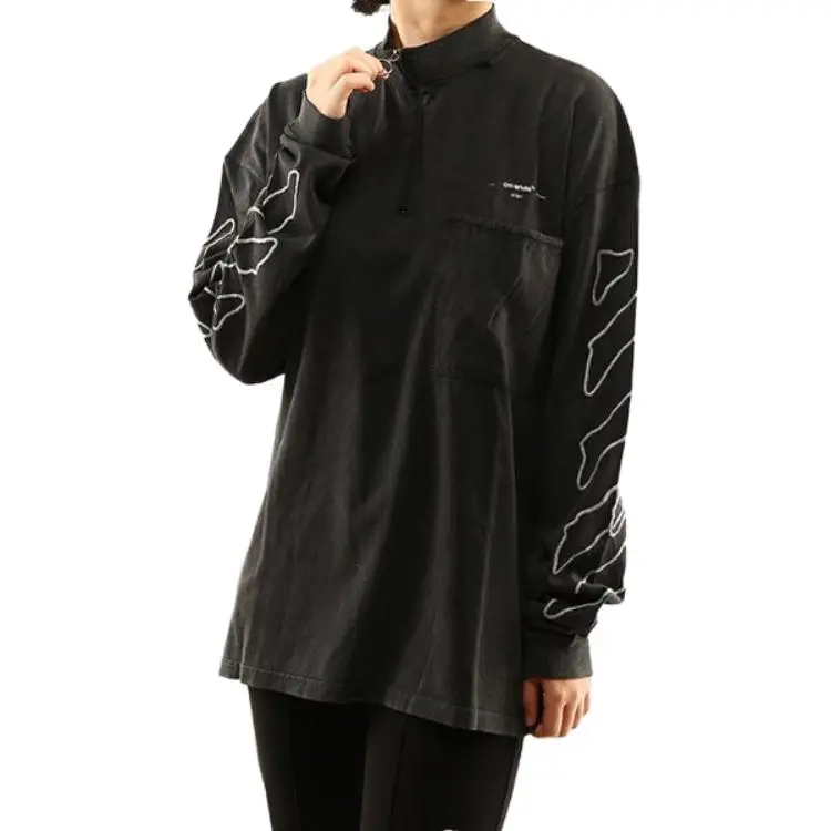 OFF-WHITE Mock Neck T-Shirt -2