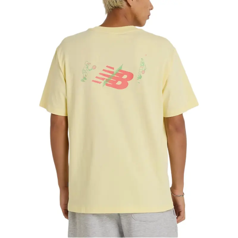 New Balance T Shirt Men's Bright Yellow-3