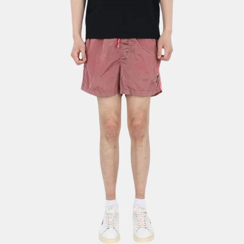 STONE ISLAND Casual Shorts Men Red-4