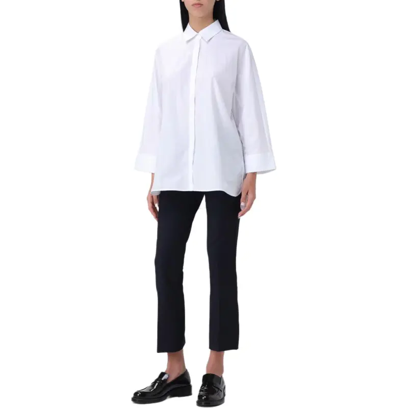 'S MAX MARA Buttoned Long Sleeved Shirt-2