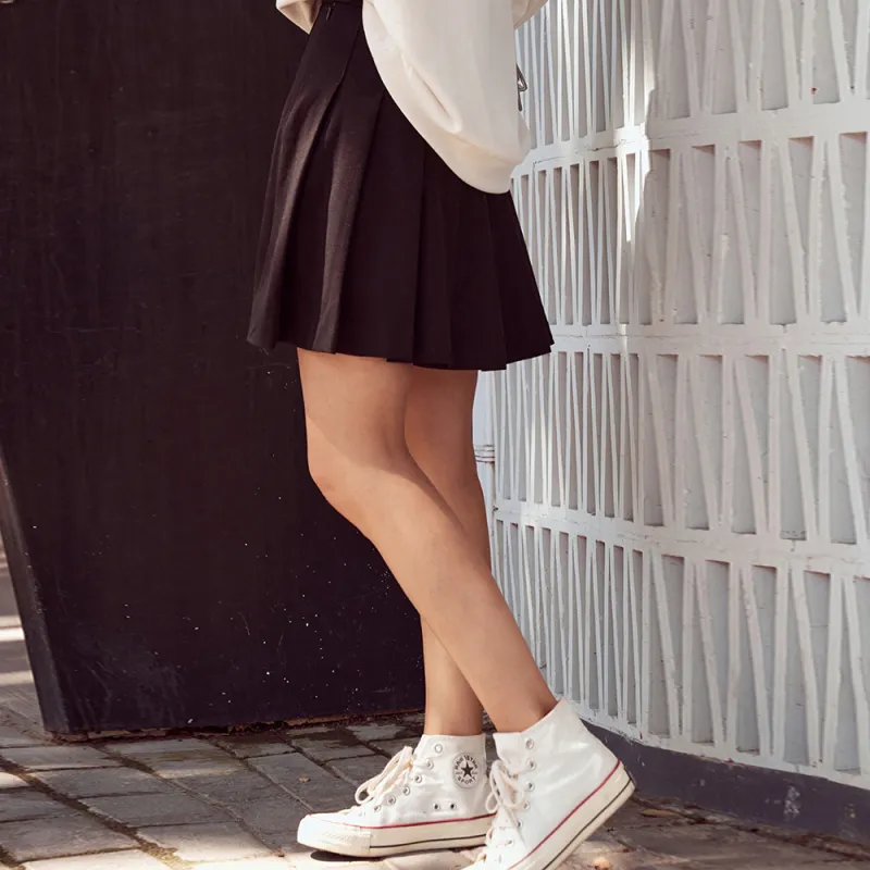 GAP Casual Short Skirts Women's Black-3
