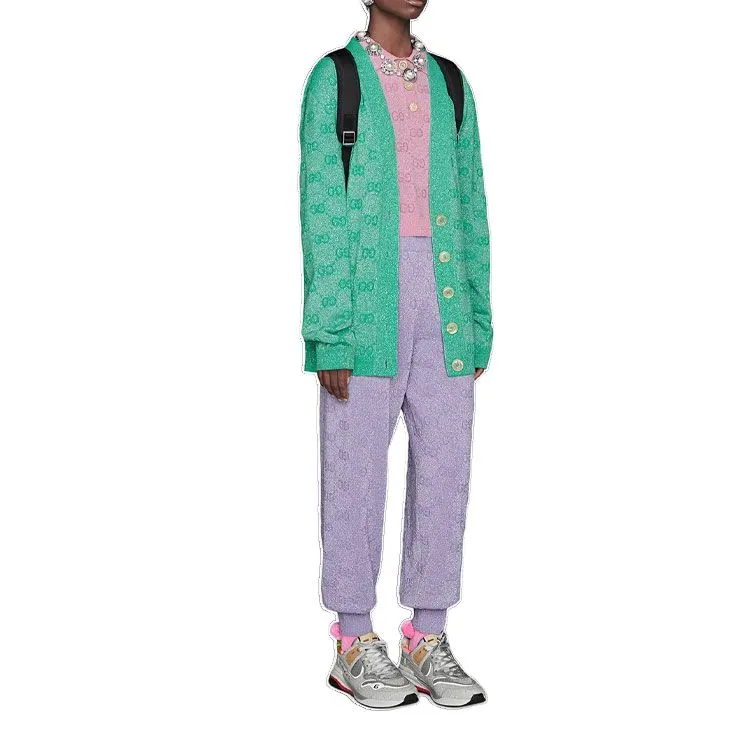 GUCCI Gg Jacquard Cardigan-3