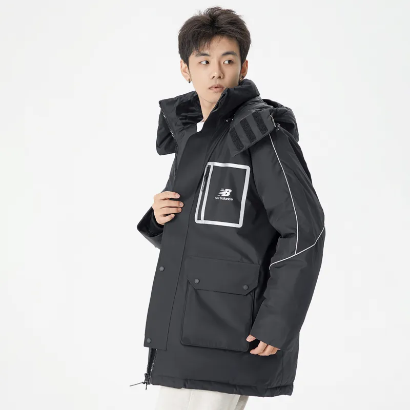 New Balance Down Jackets Men Black-5