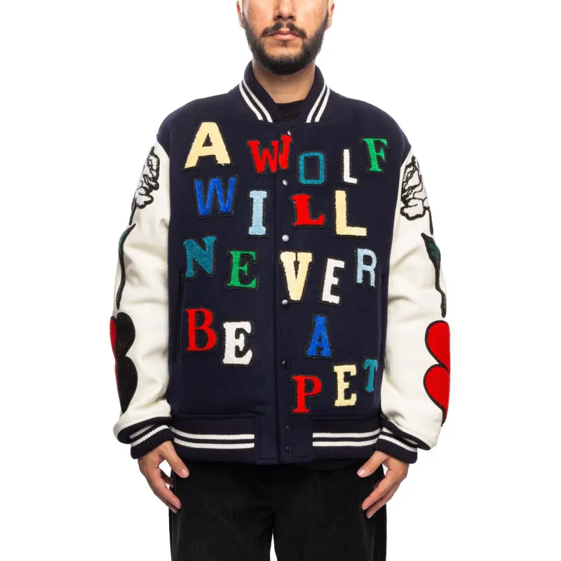 UNDERCOVER X K. Tolnoe Appliqué Bomber Jacket-3