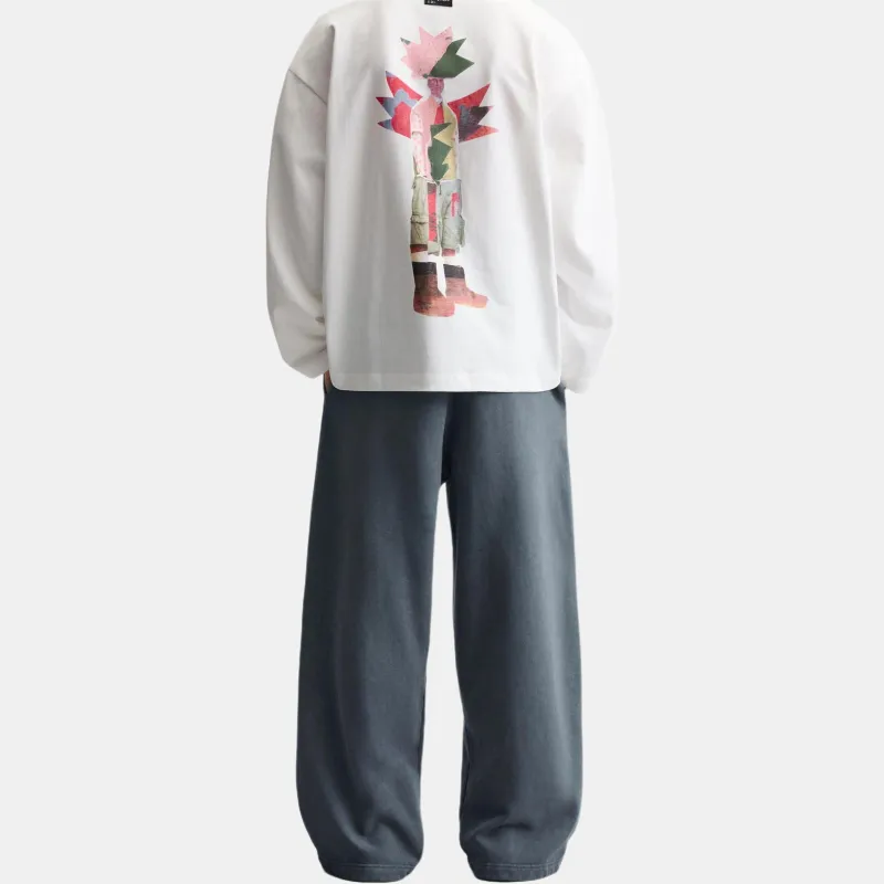 ZARA Casual Pants Men Blue-5