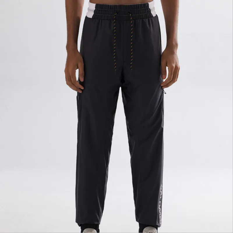 SALOMON EQUIPE PANT M Knitted Sports Pants Men's Pitch Black-3