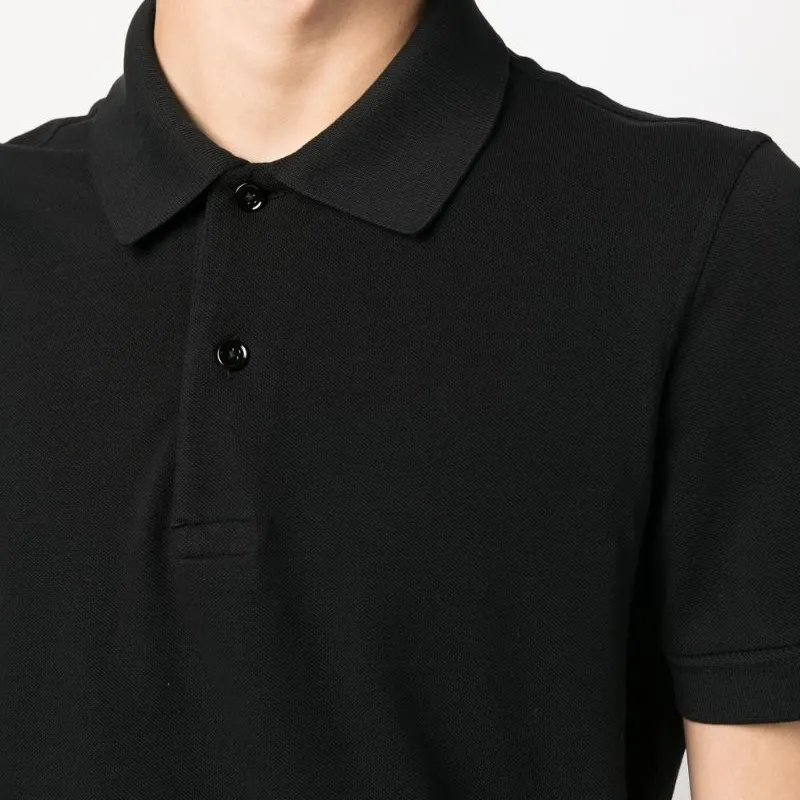 TOM FORD Short sleeved Cotton Polo Shirt-4