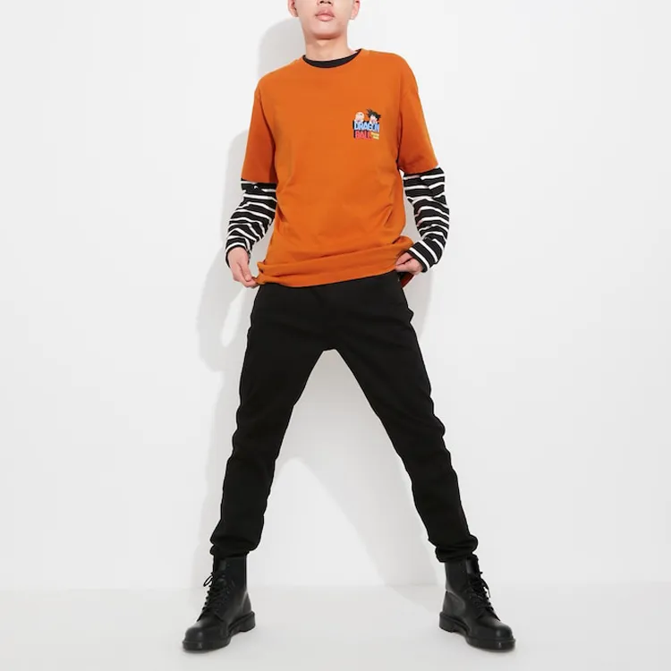 UNIQLO x LONGZHU,LIANMINGKUAN SS23 T Shirt Unisex Orange-1