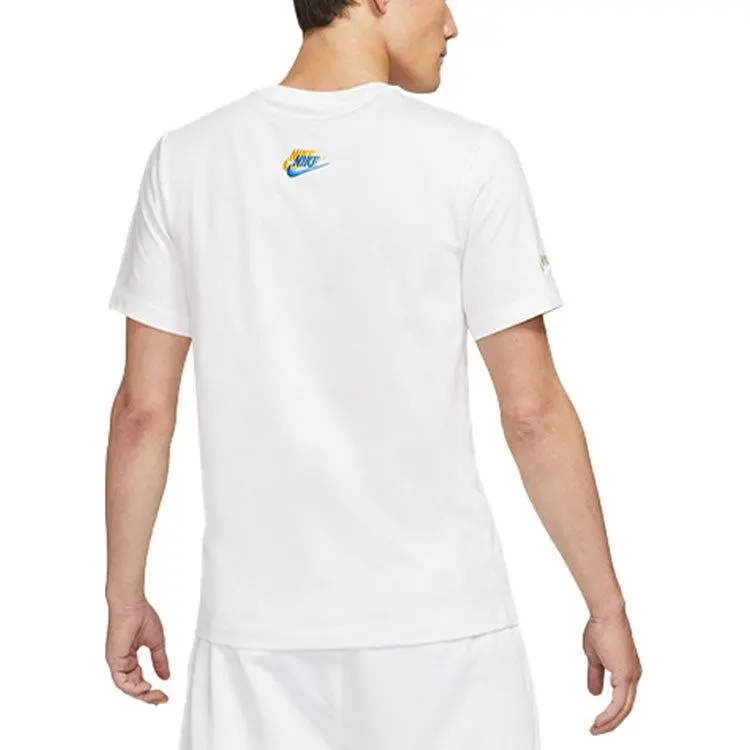 Nike T Shirts Men White-4