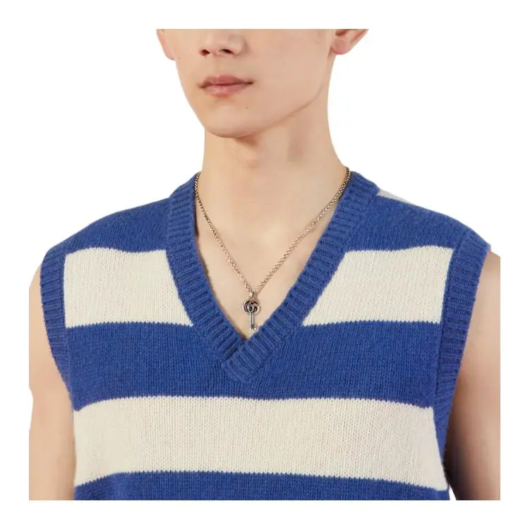 GUCCI Unisex Classic Double G Key Necklace-7