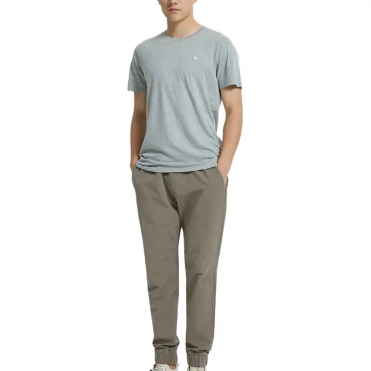Abercrombie＆Fitch T Shirt Men's Heather Gray-1