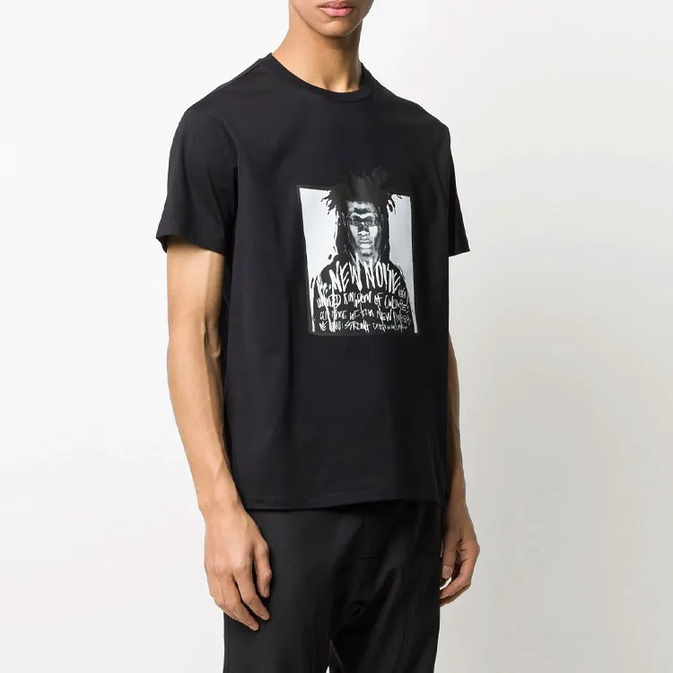 Neil Barrett New Noise Graphic Print T Shirt-2