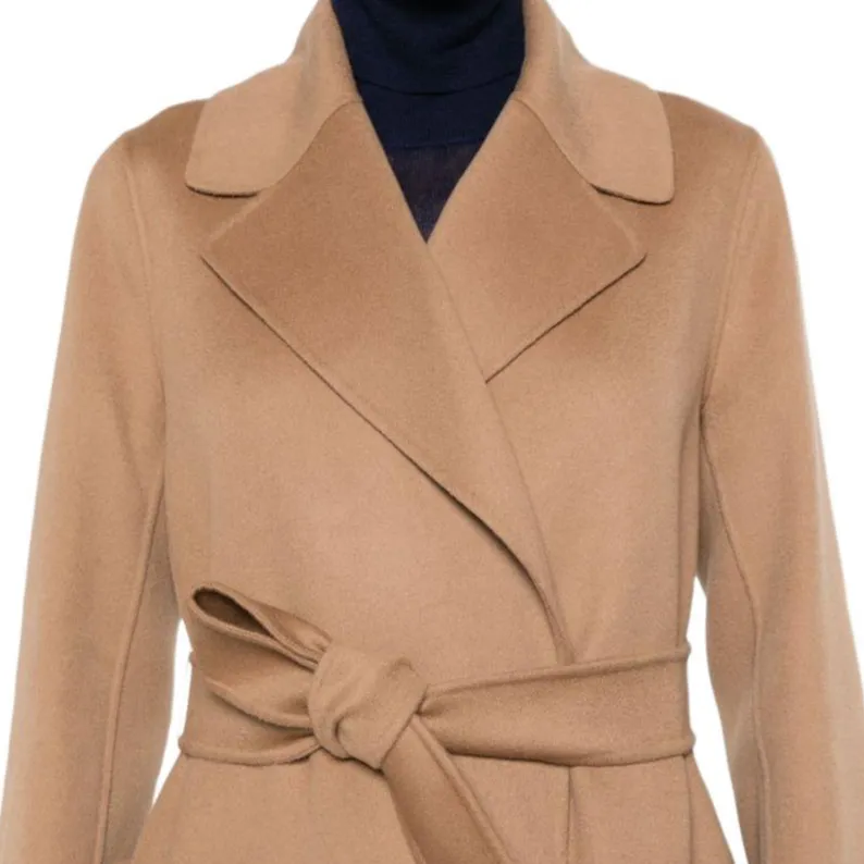 MaxMara Belted Long Sleeved Coat-5