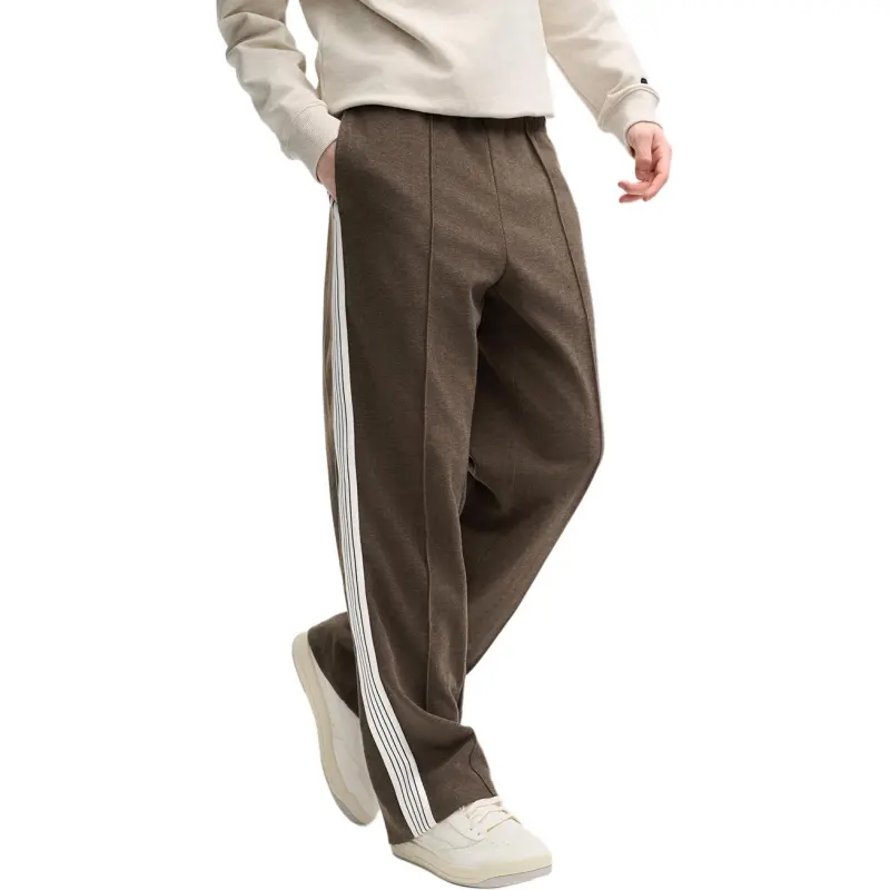 FILA MILANO Collection Knitted Sports Pants Men's Brown-2