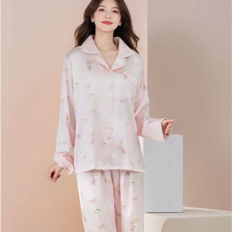 WANANNI Pajama Set Women's Pink-3