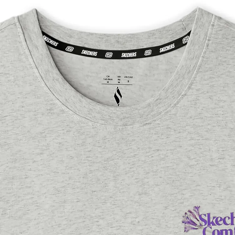Skechers GODRI T-Shirt Women's Light Heather Gray-2