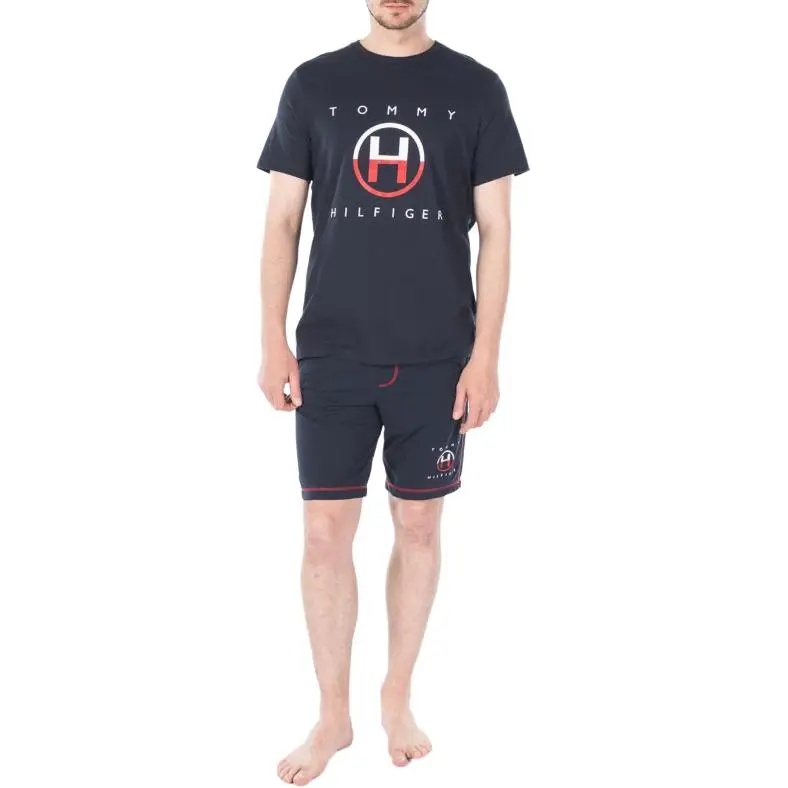 Tommy Hilfiger T Shirts Men Marine Blue-4