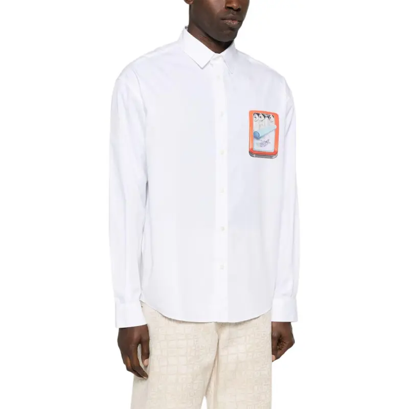 Jacquemus Graphic Printed Long Sleeved Shirt-3