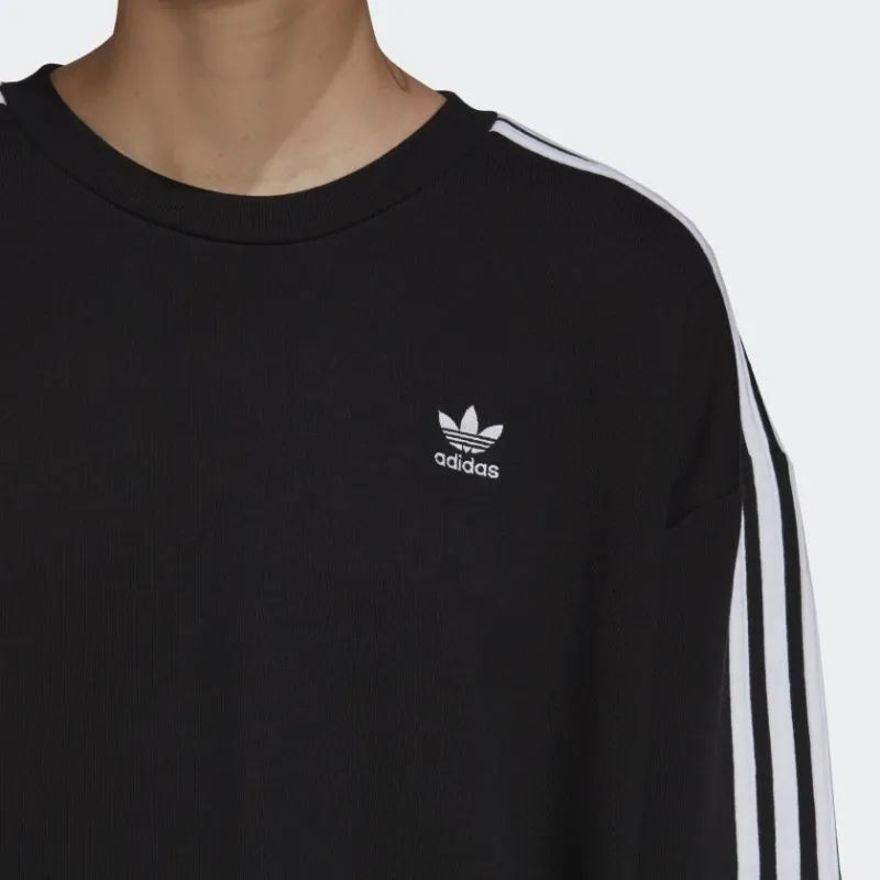 Adidas Originals Long Sleeved Dresses Women's Black-4