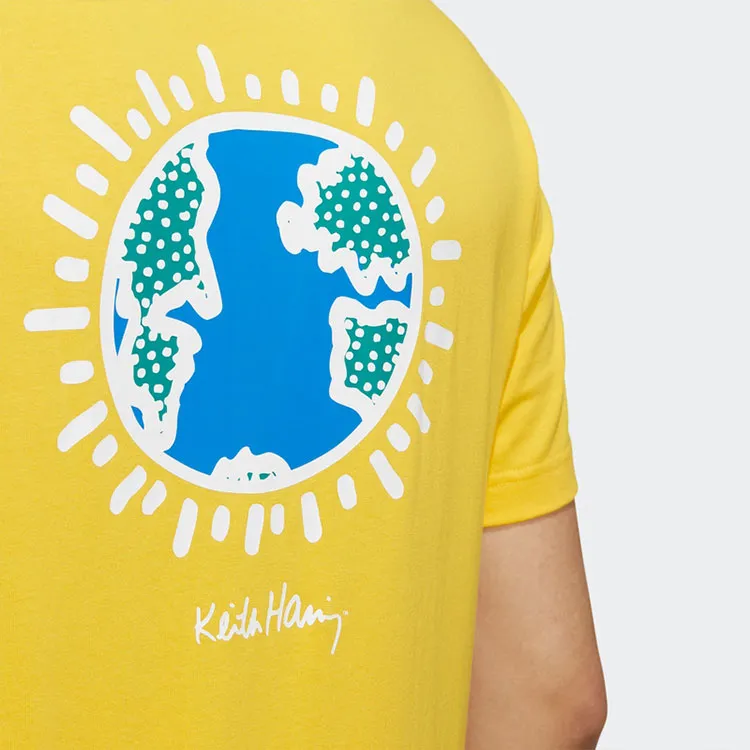 Adidas Neo T Shirt Men's Sunlight Yellow-5
