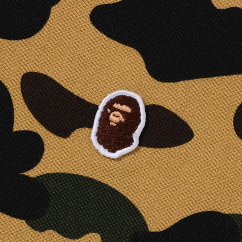 Bape 1st Camo Large Ape Head Polo-2