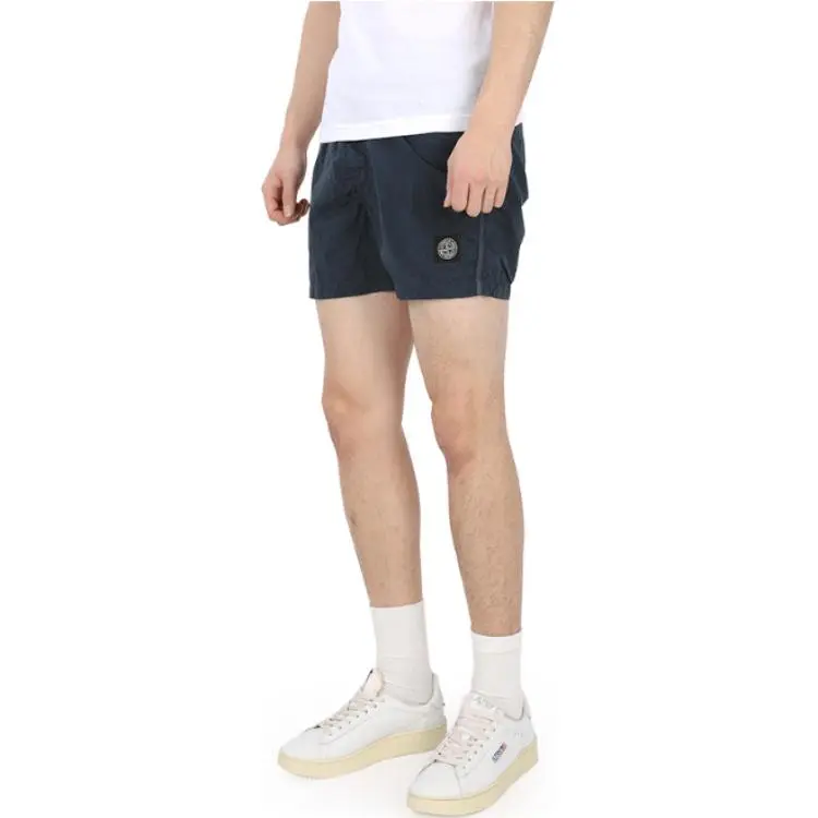 STONE ISLAND Logo patch Detail Swim Shorts-3
