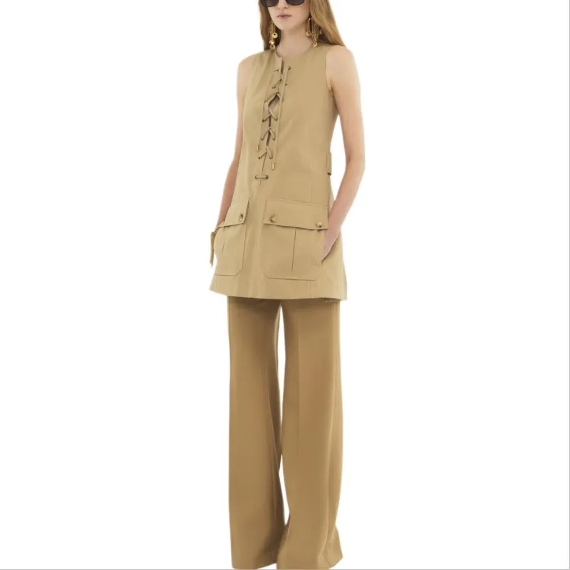 Chloé Laced Sleeveless Mini Dress-1