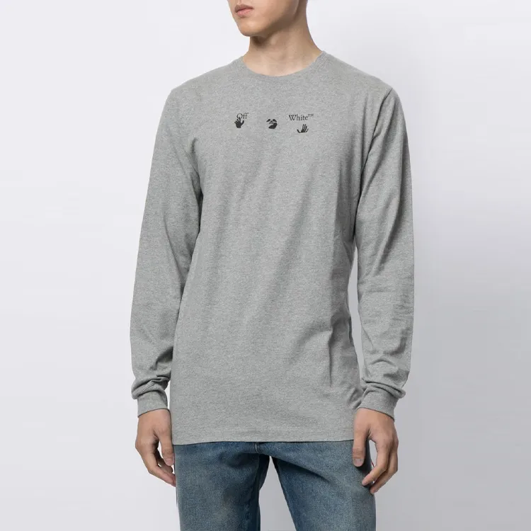 OFF WHITE SS21 T Shirts Men Gray-2