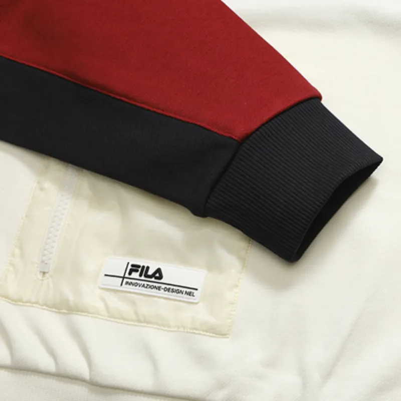 FILA Sweatshirts Women's Mist Lotus White-3