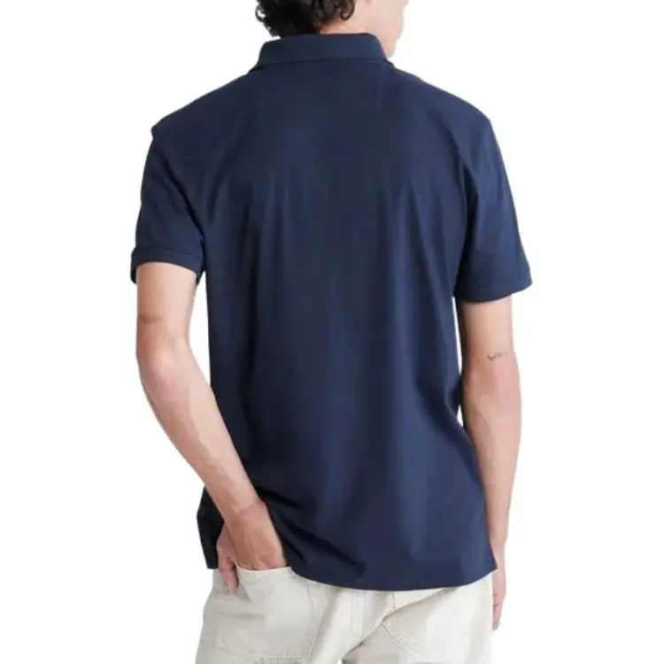 Calvin Klein Polo Shirts Men Dark Blue-4