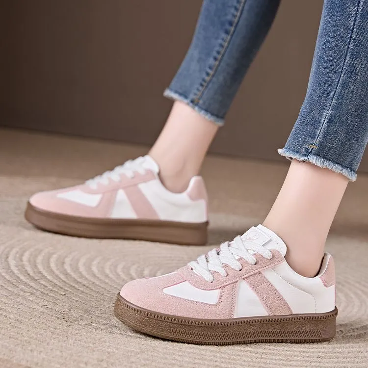 La Chapelle Anti-Slip Wear-Resistant Low-Top Skateboard Shoes Women's-18