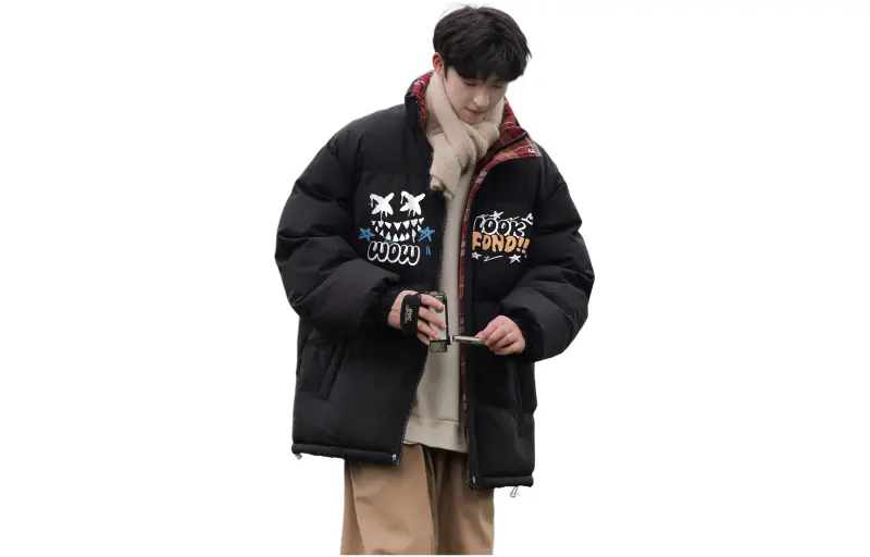 FONDLOOK Puffer Jackets Unisex-3
