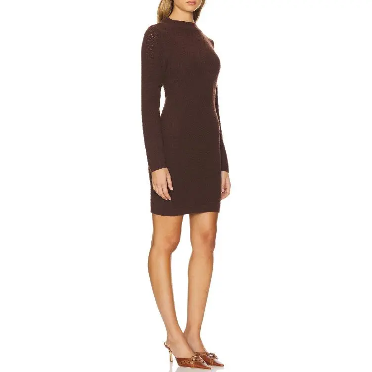 525 AMERICA Long Sleeved Dresses Women's Dark Brown-2