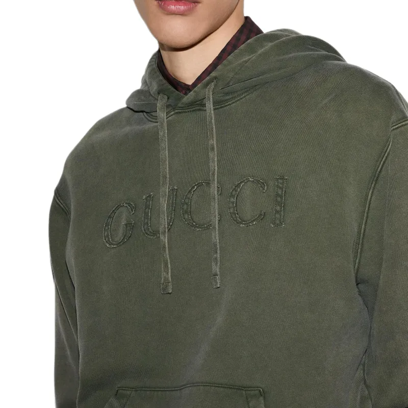 GUCCI FW24 Sweatshirt Men's Forest Green-5