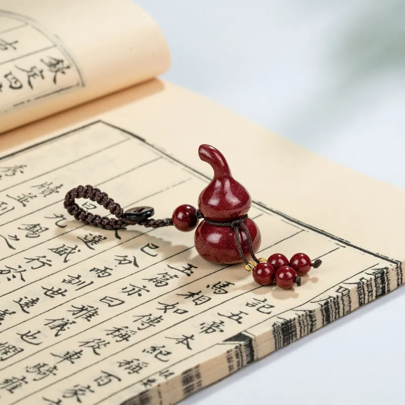 Yo sheng Cinnabar Keychains Unisex-1