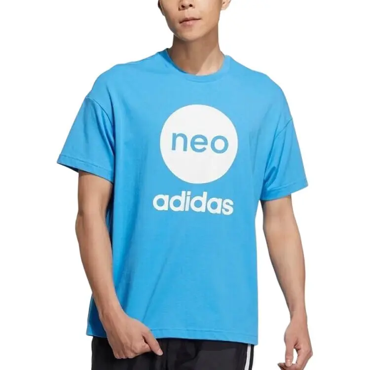 Adidas Neo Essential Tee 'Blue'-3