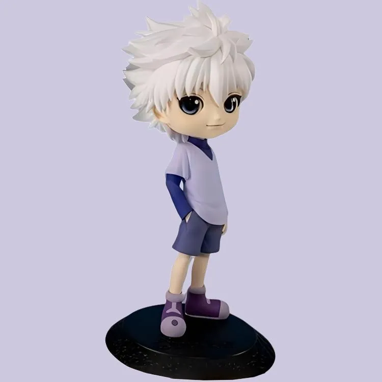 BANPRESTO Killua Zoldyck Eyeglass Factory Q Posket Hunter X Hunter Goku Style A Chibi Figures-1