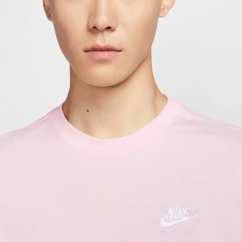 Nike Sportswear Club T Shirt Men's Foam Pink-5