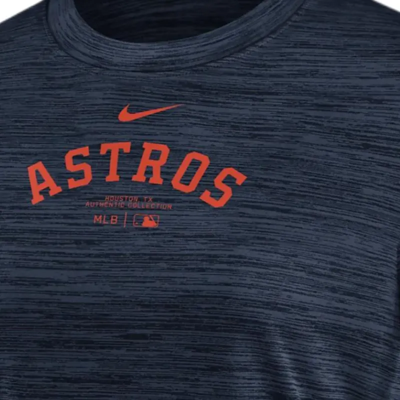 Nike Houston Astros Authentic Collection Practice Velocity Women's Nike Dri-FIT Mlb T-Shirt-2