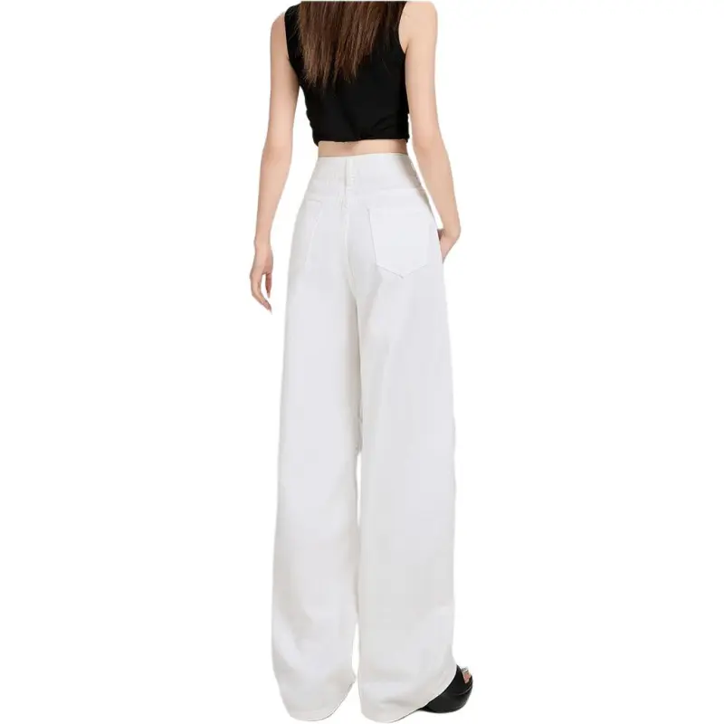 Concubine Zhu Jeans Women's Ecru-5