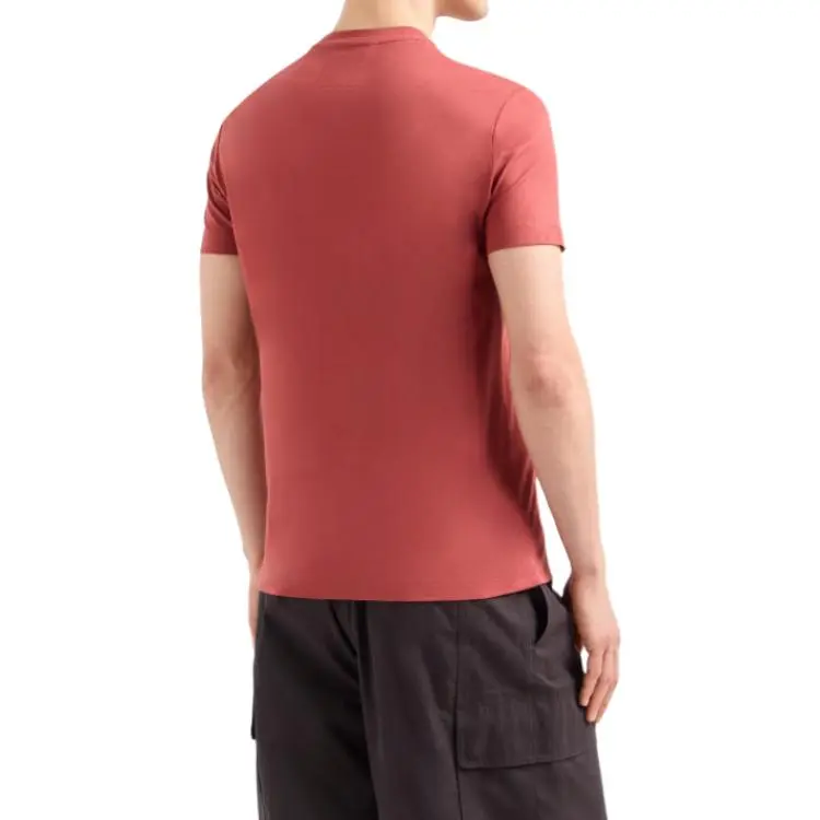 EMPORIO ARMANI Pima jersey T shirt With Logo Print-3